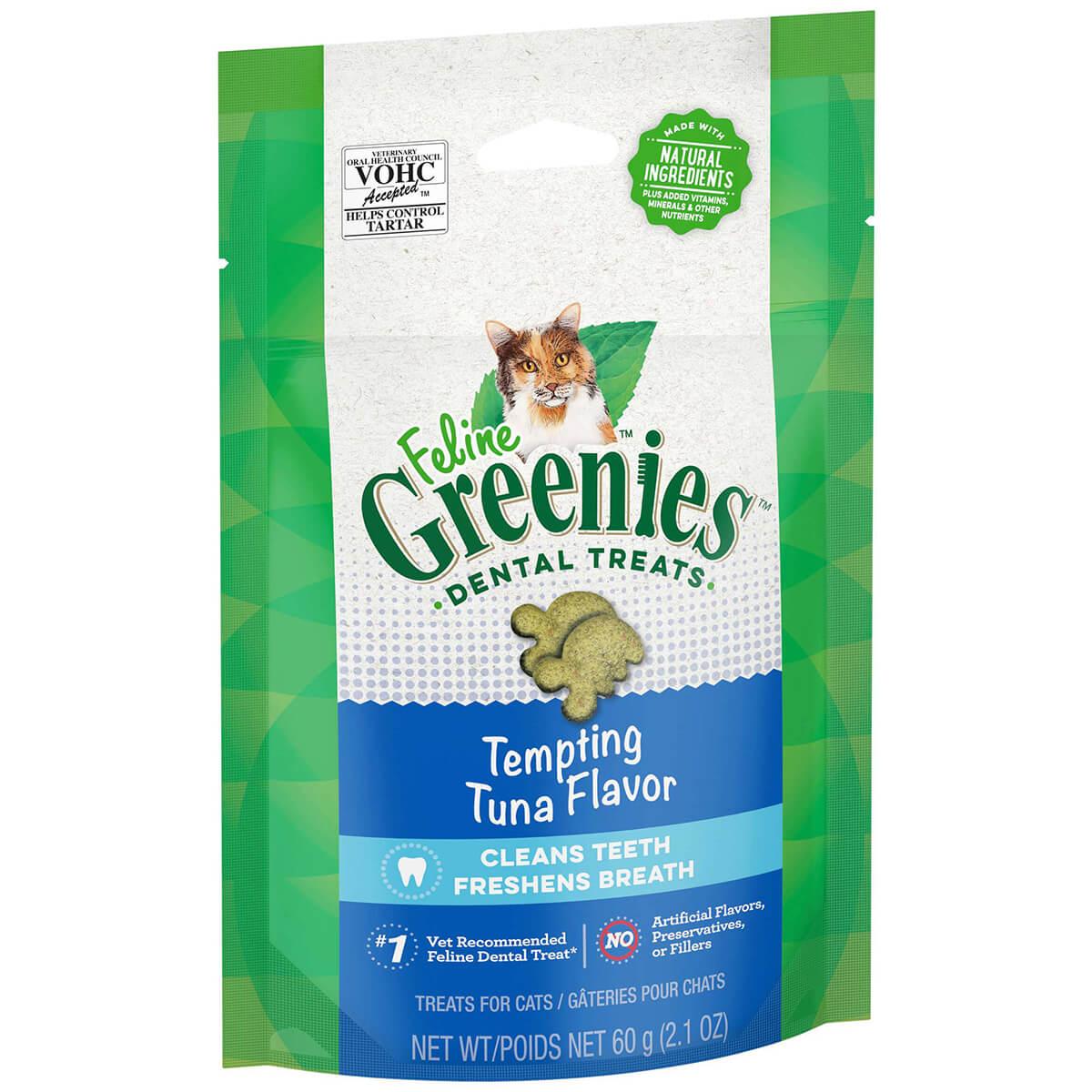 Greenies Tempting Tuna Feline Cat Dental Treats - PetPost Australia