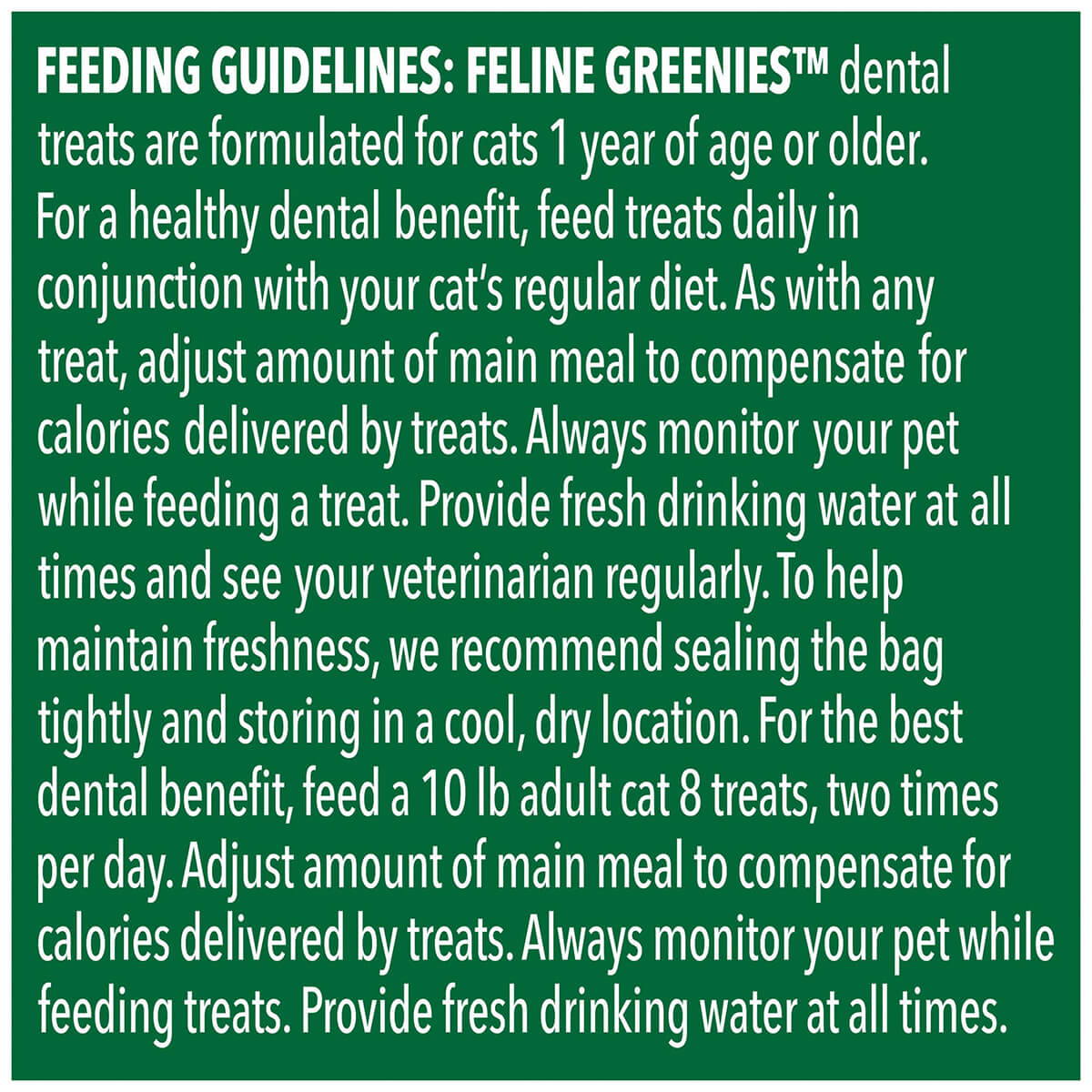 Greenies Tempting Tuna Feline Dental Cat Treats 60g - PetPost Australia