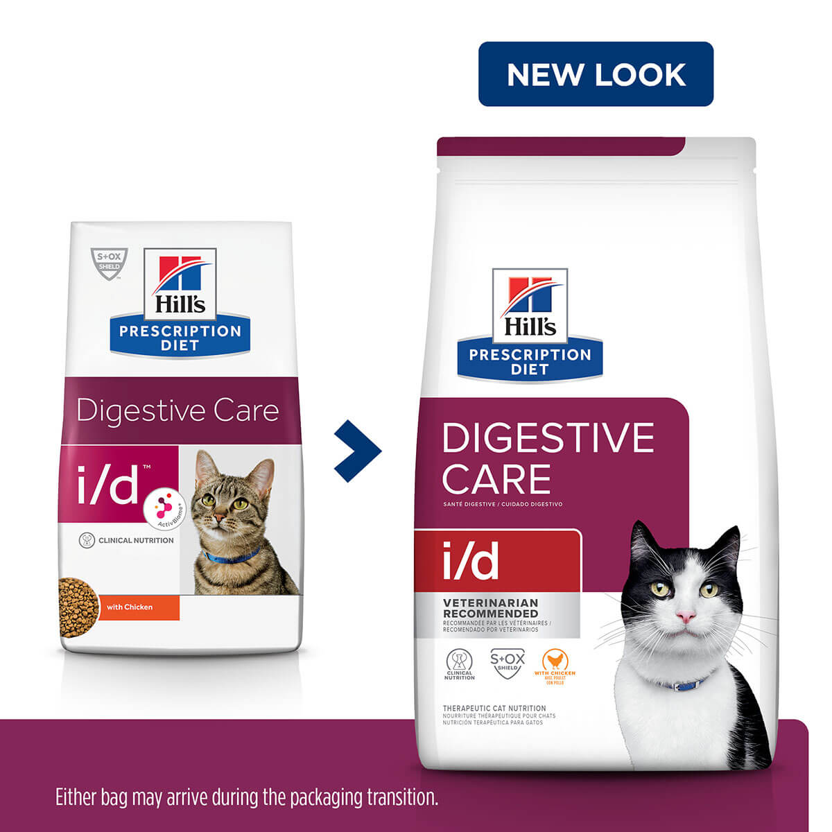 Hill's Prescription Diet I/D Digestive Care Dry Cat Food 1.8kg - PetPost Australia