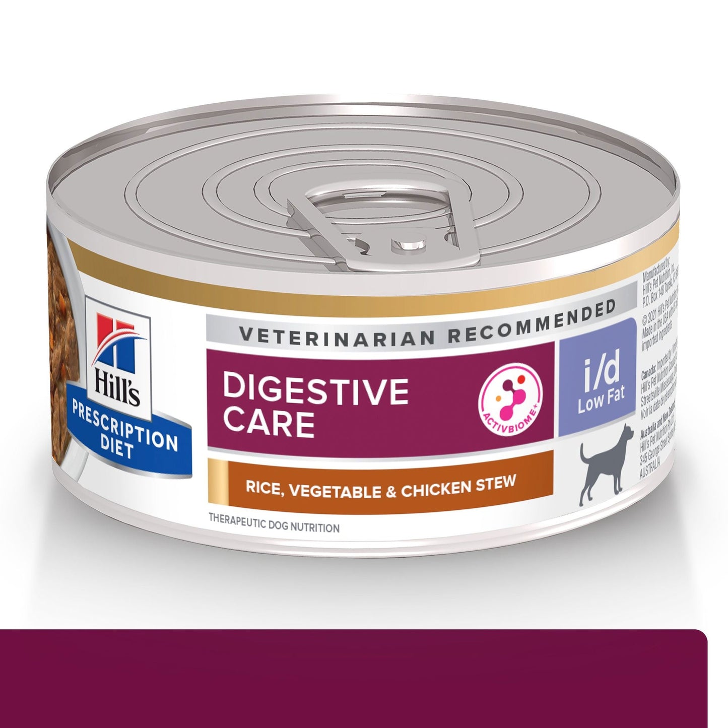 Hill's Prescription Diet I/D Low Fat Digestive Care Chicken & Vegetable Stew Wet Dog Food 156g - PetPost Australia