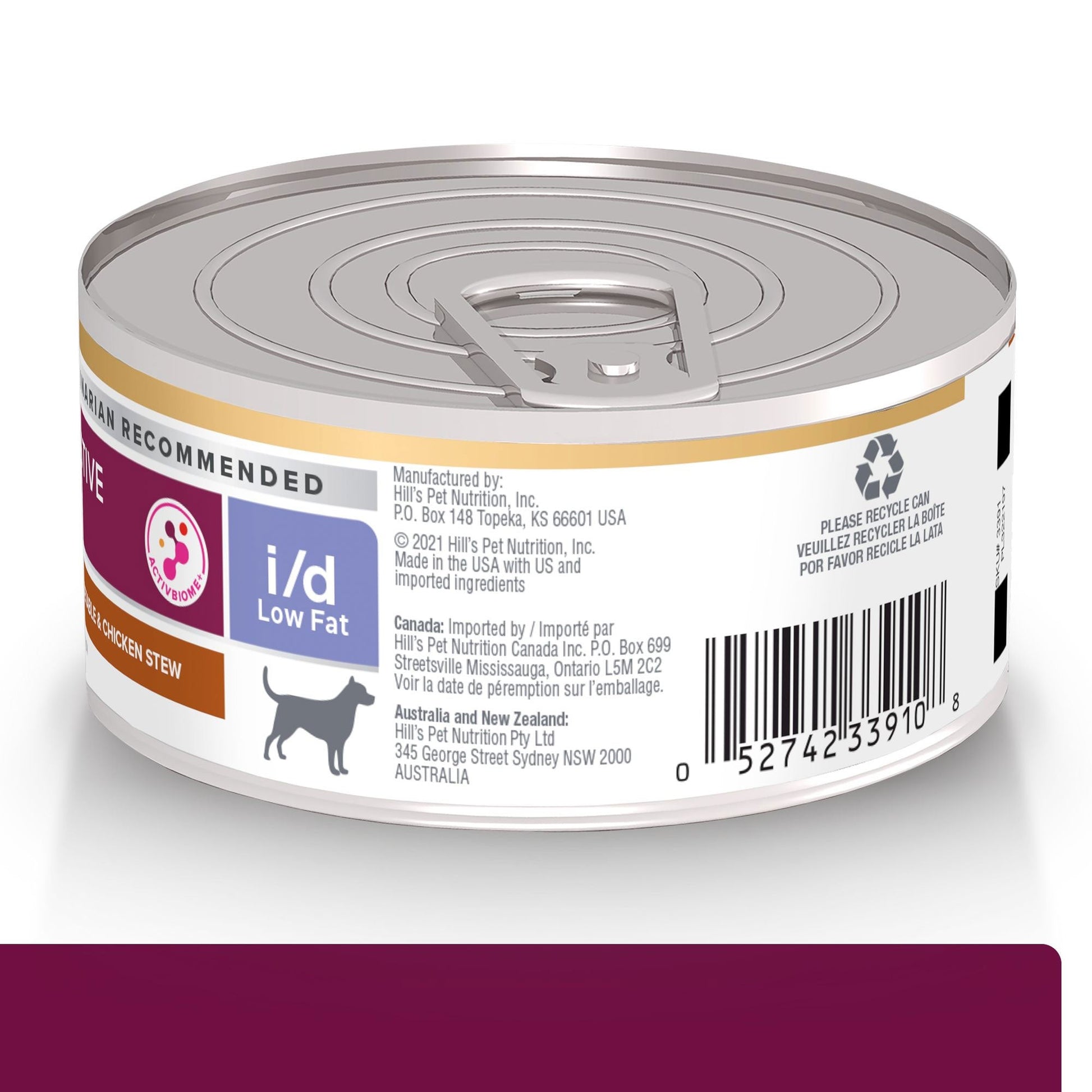 Hill's Prescription Diet I/D Low Fat Digestive Care Chicken & Vegetable Stew Wet Dog Food 156g - PetPost Australia