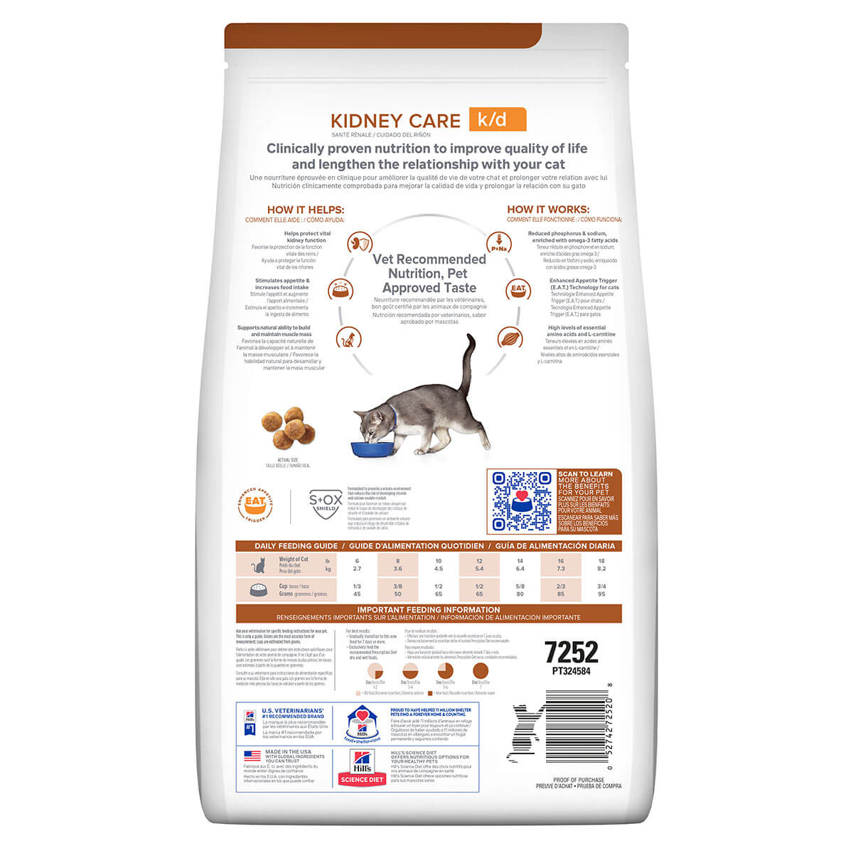 Hill's Prescription Diet K/D Kidney Care Dry Cat Food - PetPost Australia