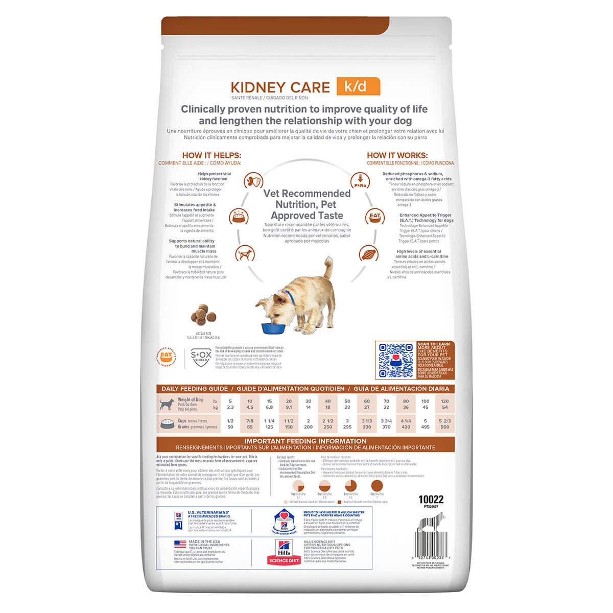 Hill's Prescription Diet K/D Kidney Care Dry Dog Food - PetPost Australia