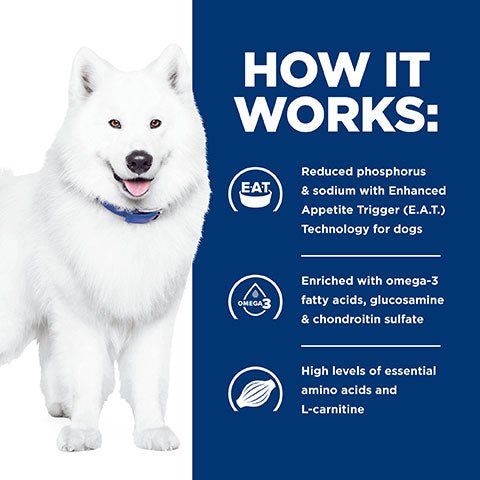 Hill's Prescription Diet K/D Kidney Care & Mobility Dry Dog Food 8.48kg - PetPost Australia