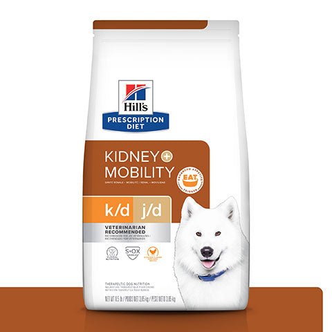 Hill's Prescription Diet K/D Kidney Care & Mobility Dry Dog Food 8.48kg - PetPost Australia