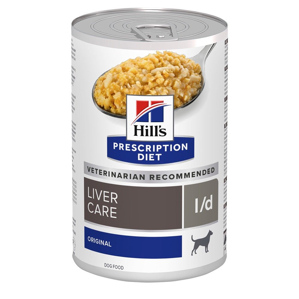 Hill's Prescription Diet l/d Liver Care Canned Wet Dog Food 370g - PetPost Australia