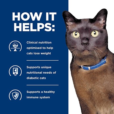 Hill's Prescription Diet M/D Glucose/Weight Management Dry Cat Food 1.8kg - PetPost Australia