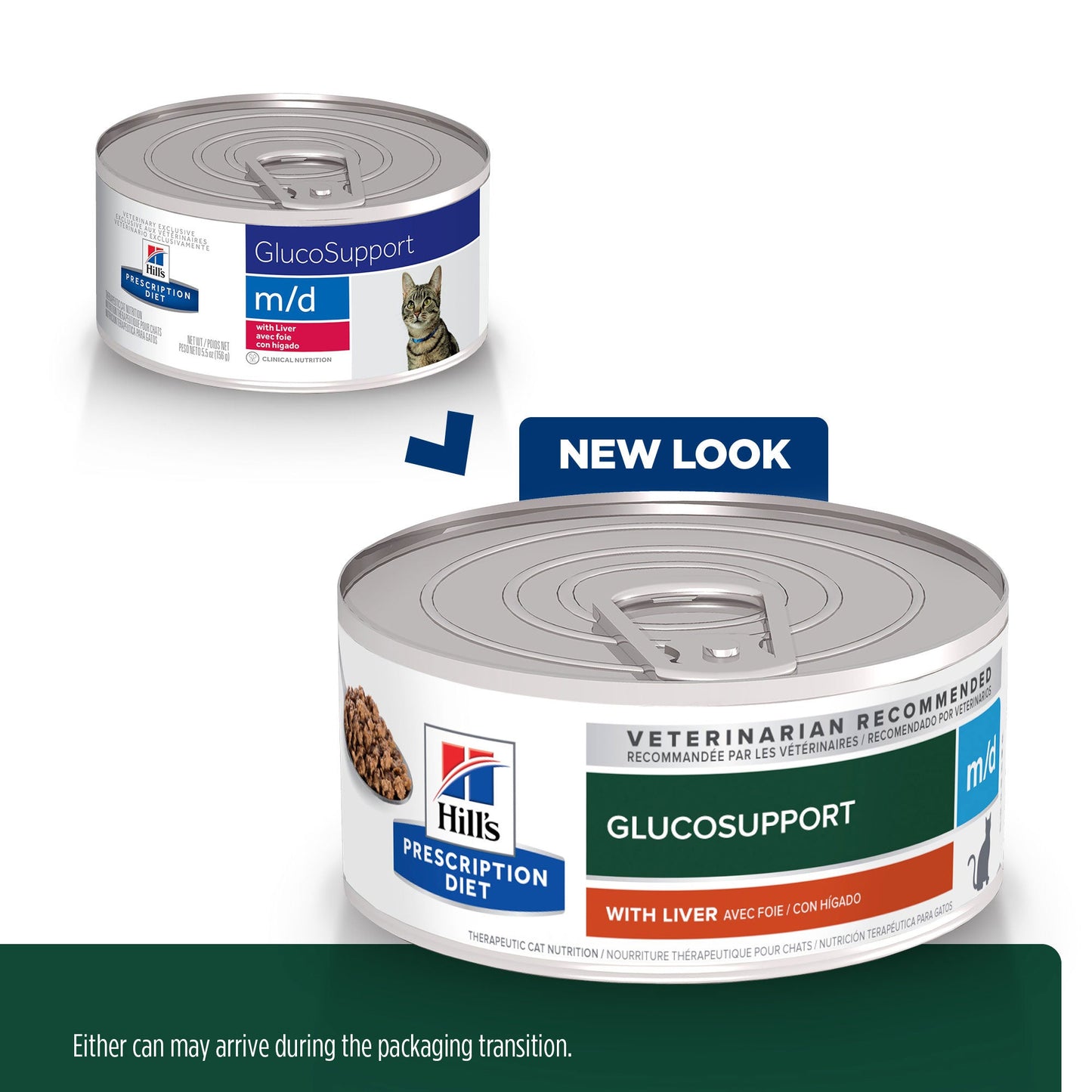 Hill's Prescription Diet M/D GlucoSupport Canned Wet Cat Food 156g - PetPost Australia