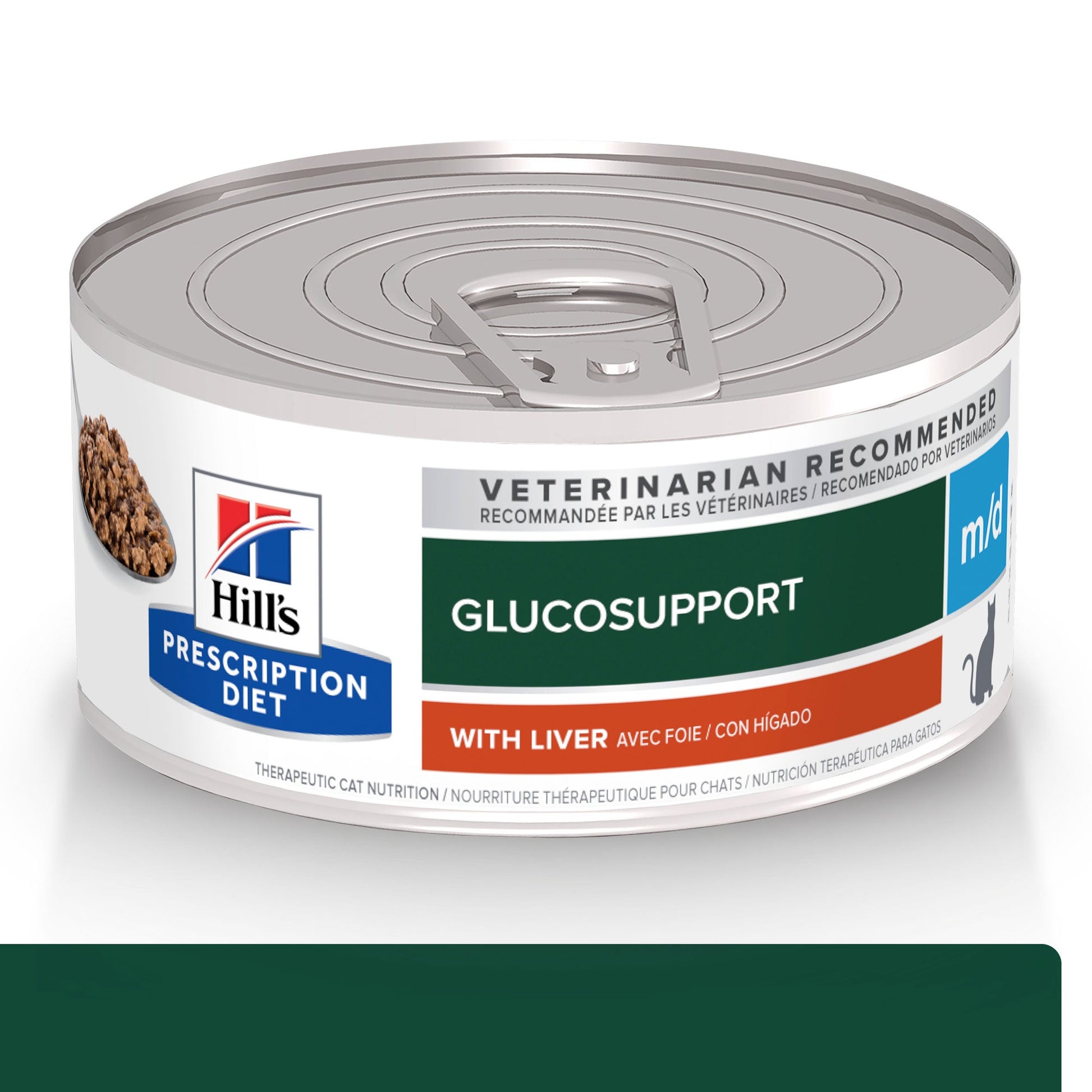 Hill's Prescription Diet M/D GlucoSupport Canned Wet Cat Food 156g - PetPost Australia