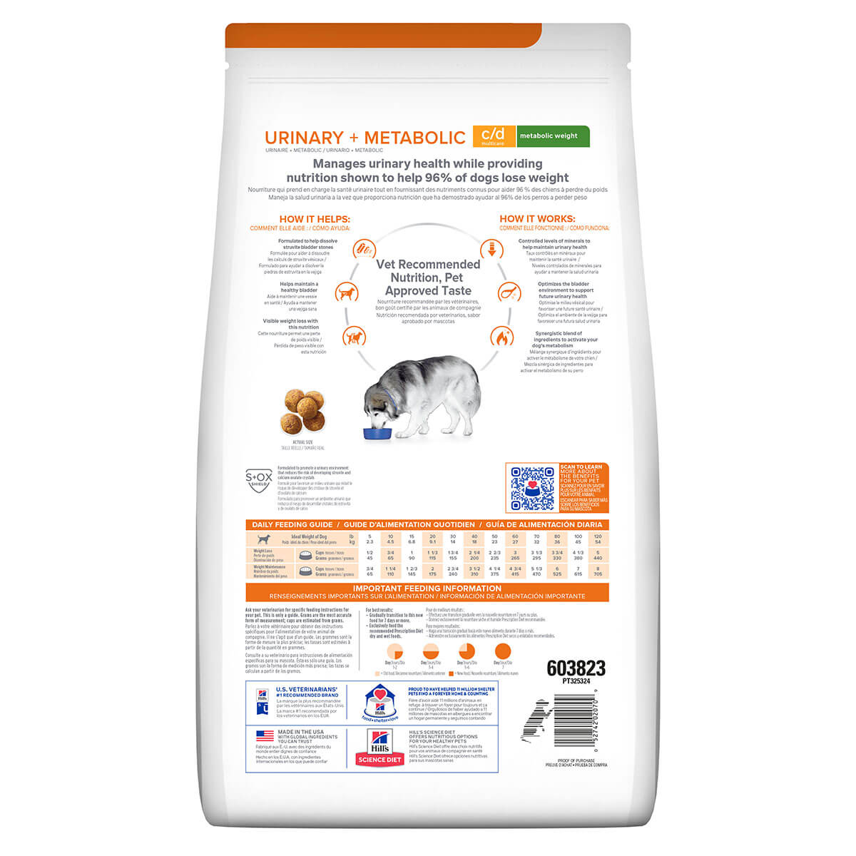 Hill's Prescription Diet Metabolic & Urinary Dry Dog Food 3.85kg - PetPost Australia