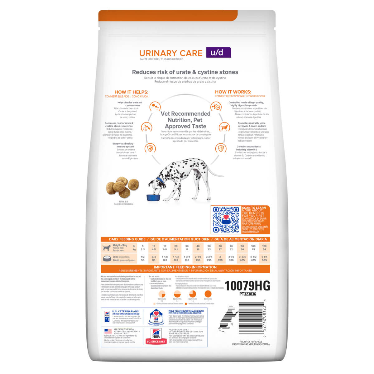 Hill's Prescription Diet U/D Urinary Care Dry Dog Food - PetPost Australia