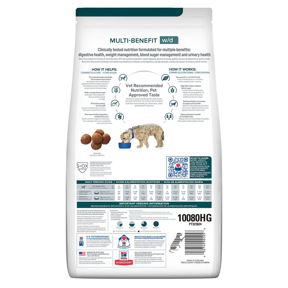 Hill's Prescription Diet W/D Multi Benefit Dry Dog Food - PetPost Australia