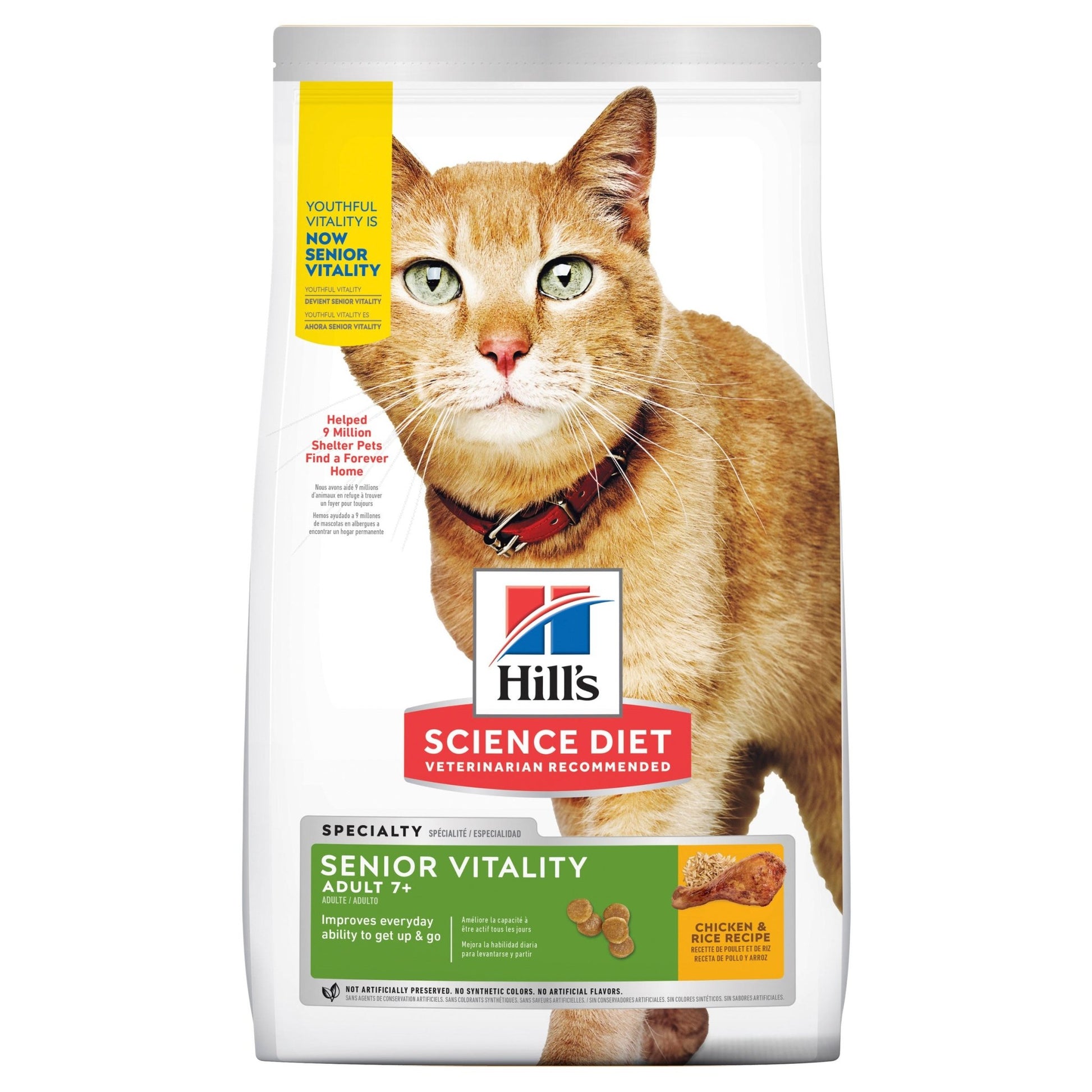 Hill's Science Diet Adult 7+ Senior Vitality Dry Cat Food - PetPost Australia