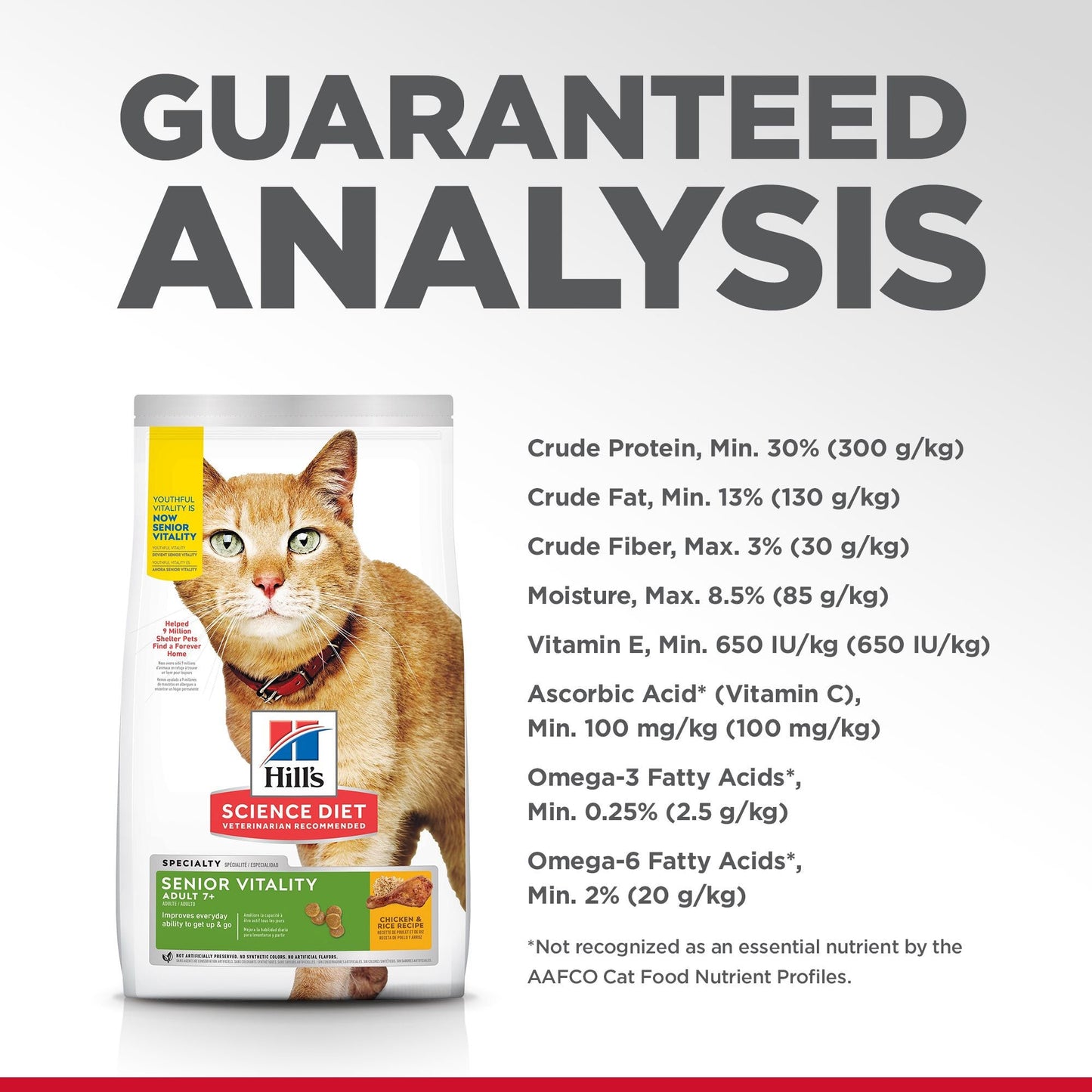 Hill's Science Diet Adult 7+ Senior Vitality Dry Cat Food - PetPost Australia