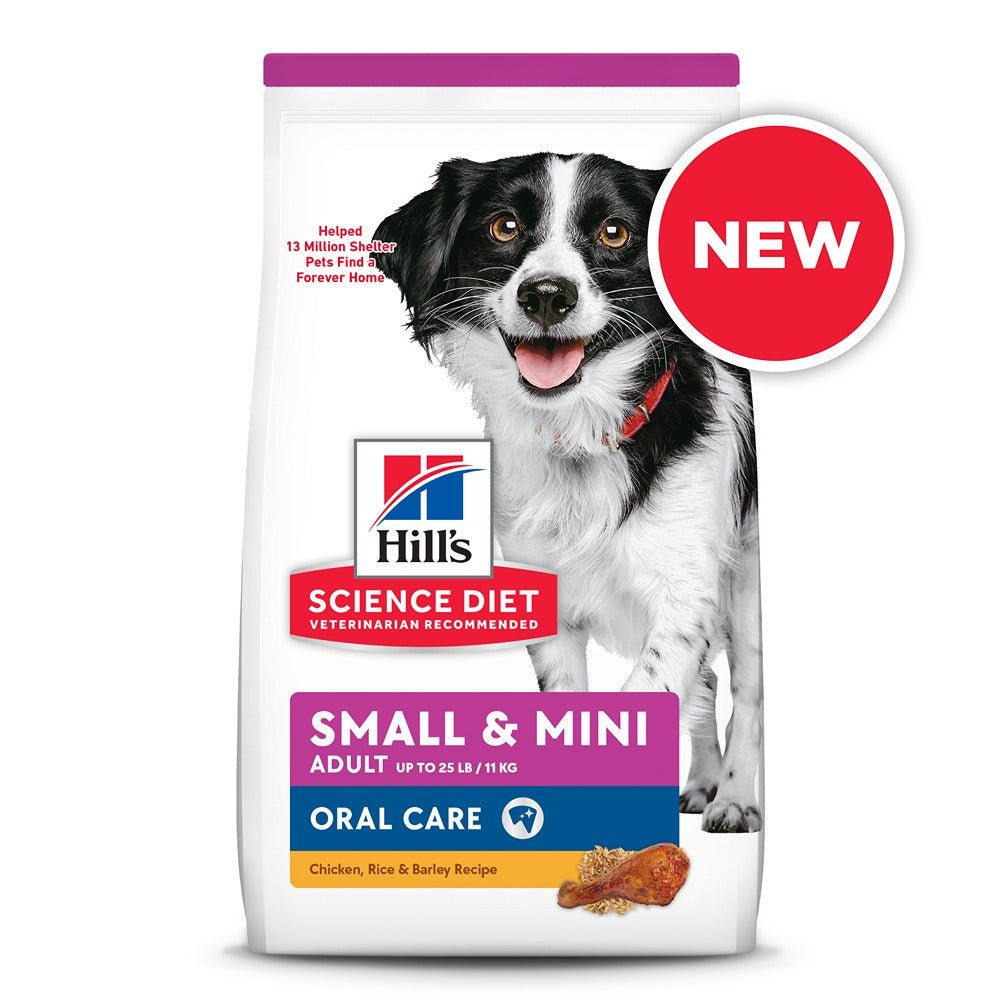 Hill's Science Diet Adult Oral Care Small & Mini Dry Dog Food - PetPost Australia