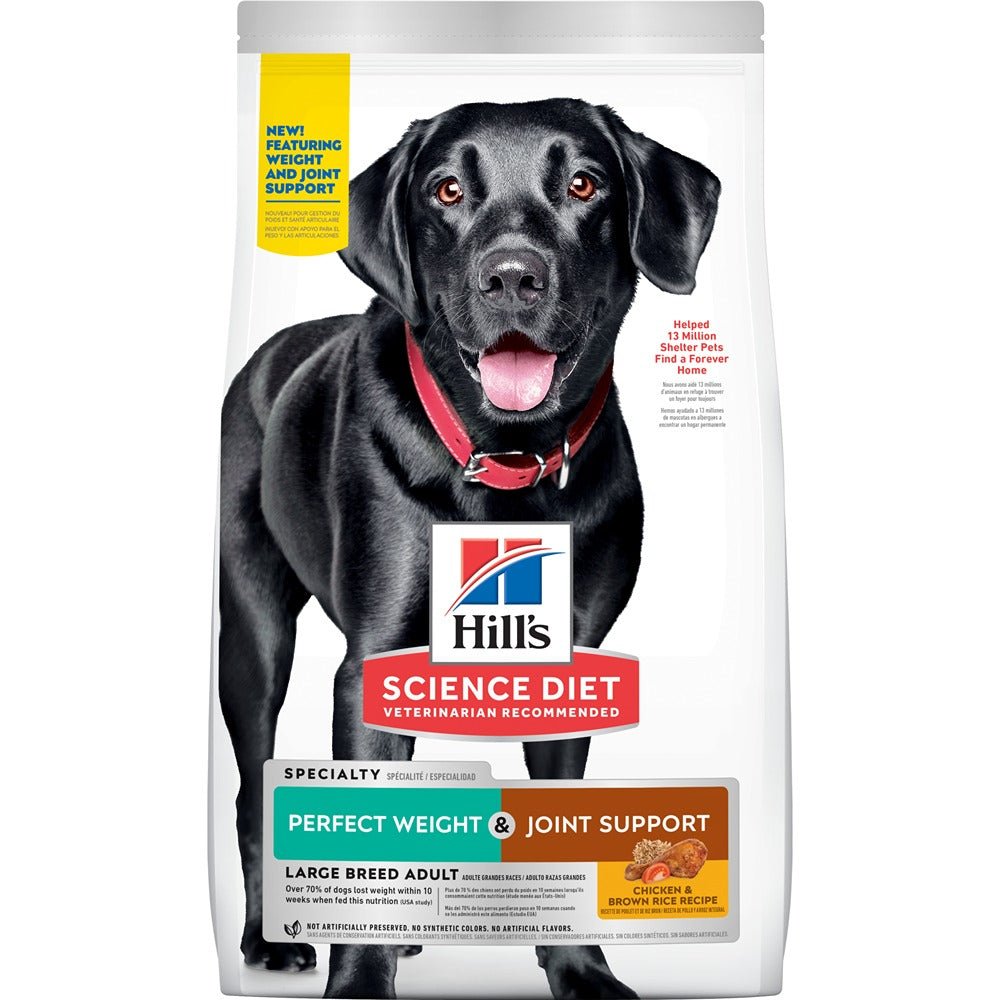 Hill’s Science Diet Adult Perfect Weight + Joint Support Large Breed Dry Dog Food 11.34kg - PetPost Australia