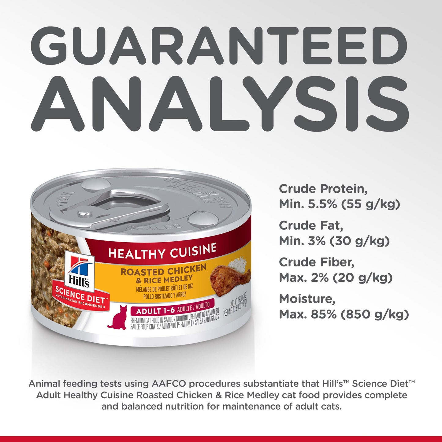 Hill's Science Diet Healthy Cuisine Adult Chicken & Rice Medley Wet Cat Food 79G - PetPost Australia