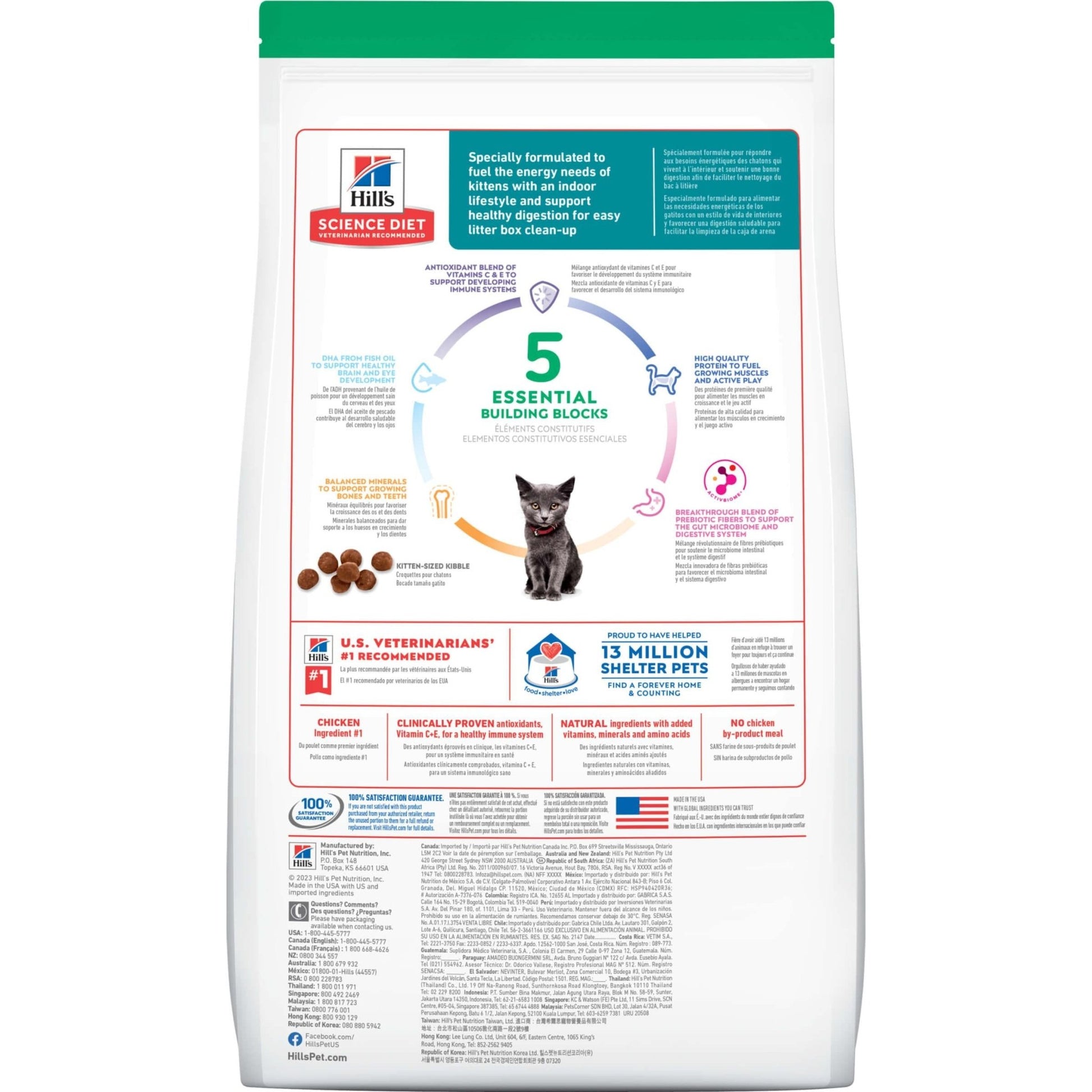 Hill's Science Diet Indoor Kitten Dry Cat Food - PetPost Australia