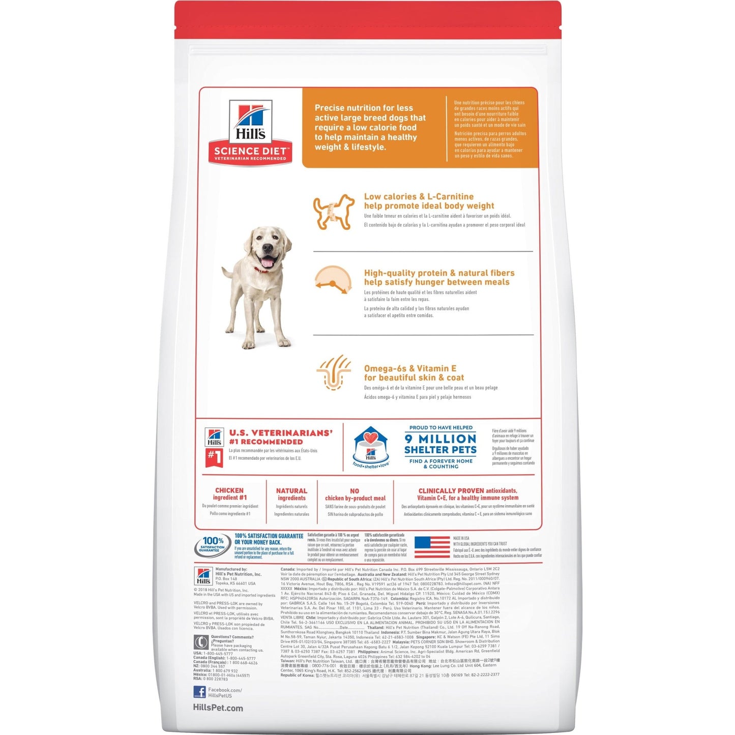 Hill's Science Diet Large Breed Light Adult Chicken Dry Dog Food - PetPost Australia