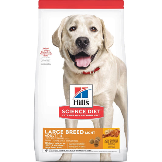 Hill's Science Diet Large Breed Light Adult Chicken Dry Dog Food - PetPost Australia