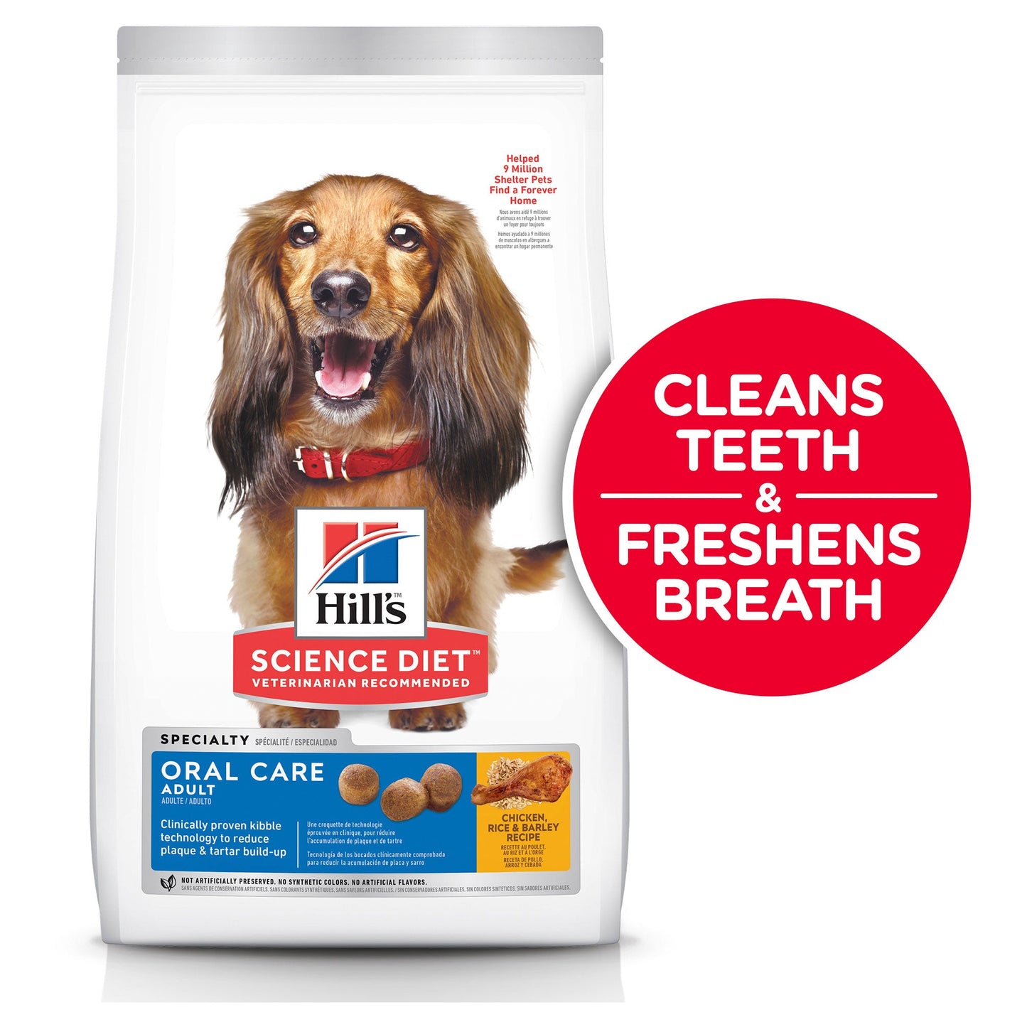 Hill's Science Diet Oral Care Adult Chicken Dry Dog Food - PetPost Australia
