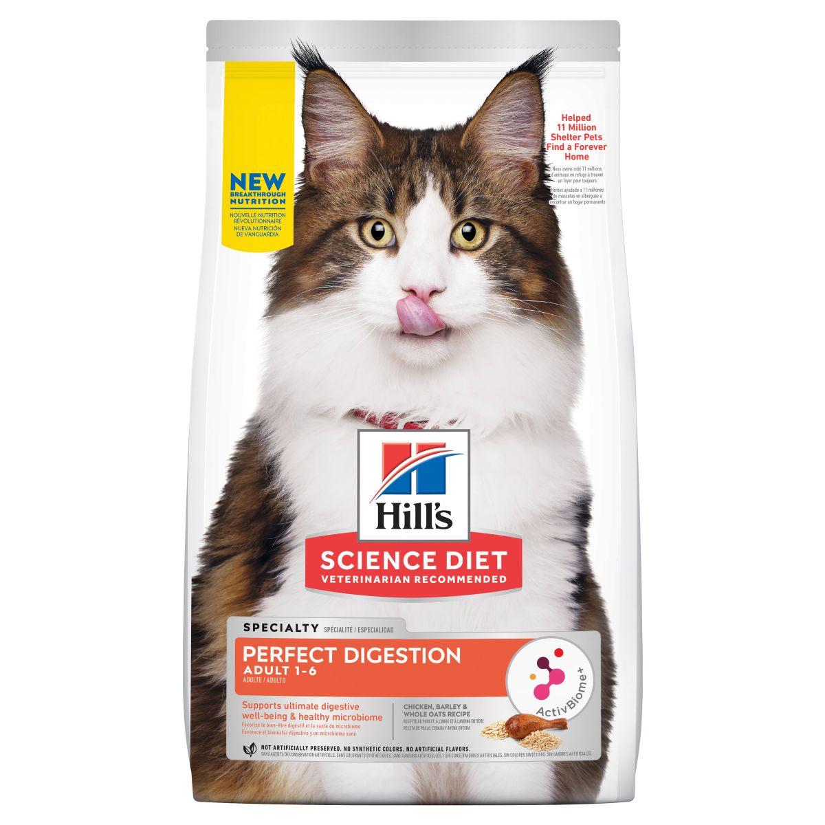 Hill's Science Diet Perfect Digestion Adult Dry Cat Food - PetPost Australia