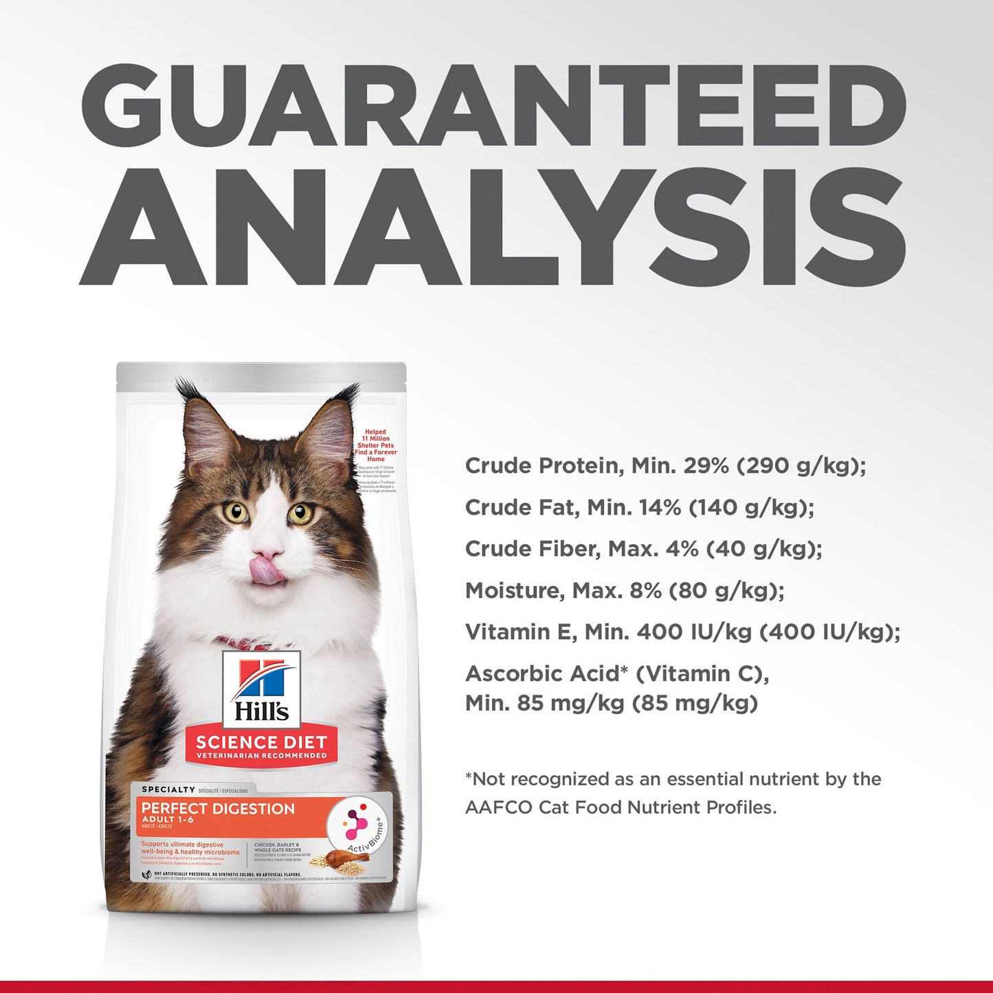 Hill's Science Diet Perfect Digestion Adult Dry Cat Food - PetPost Australia