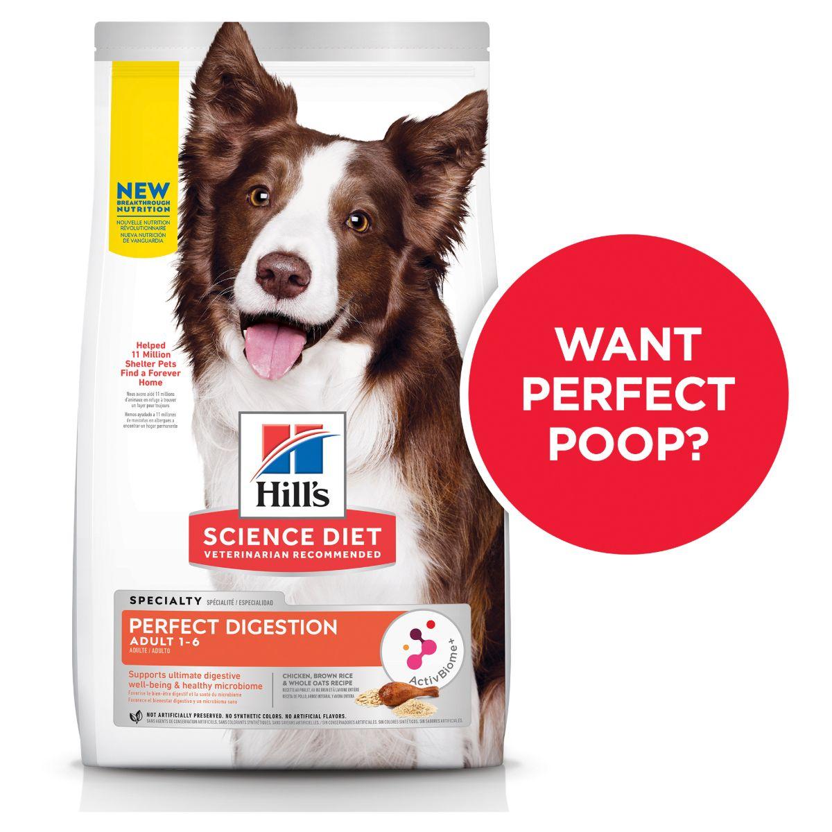 Hill's Science Diet Perfect Digestion Adult Dry Dog Food - PetPost Australia