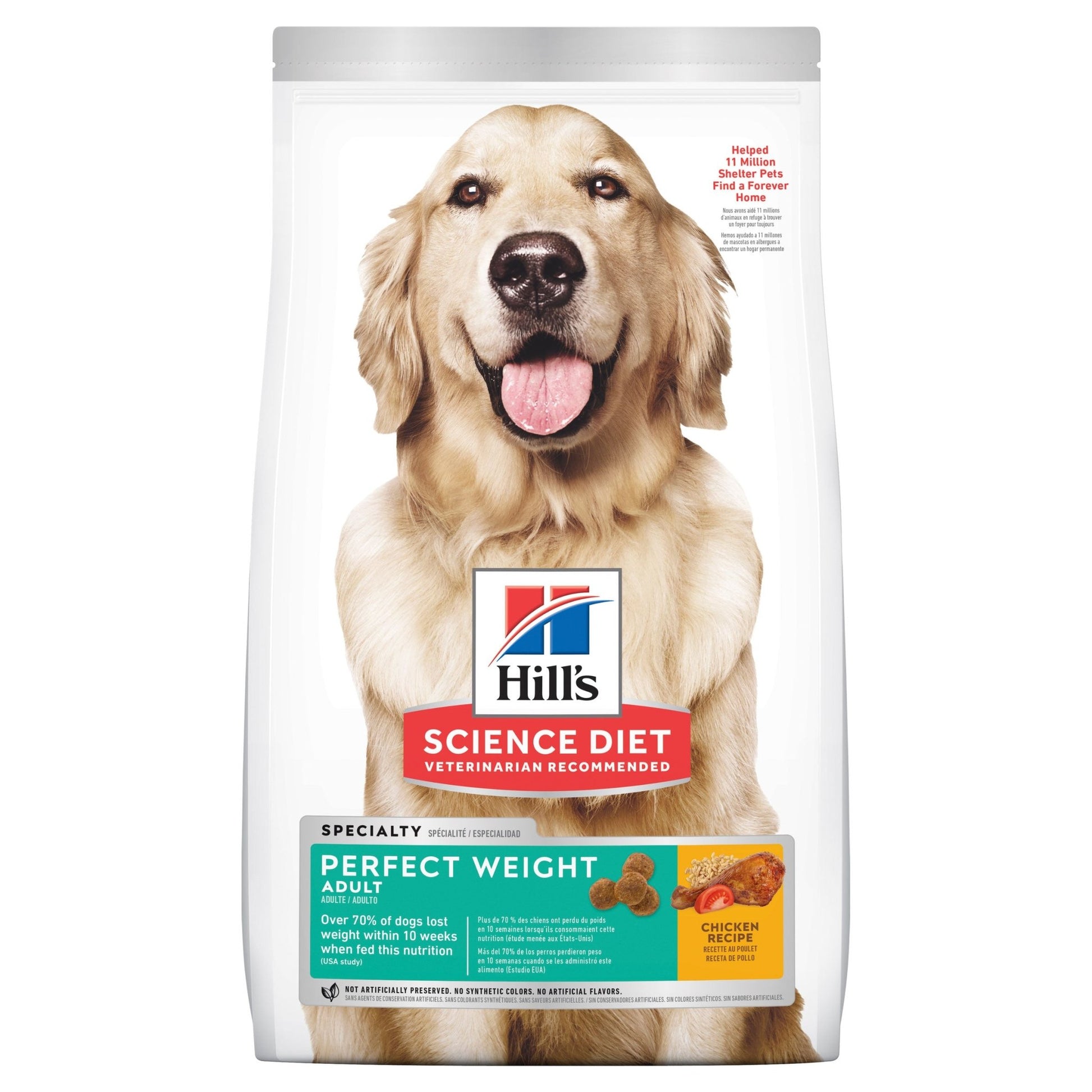 Hill's Science Diet Perfect Weight Adult Chicken Dry Dog Food - PetPost Australia