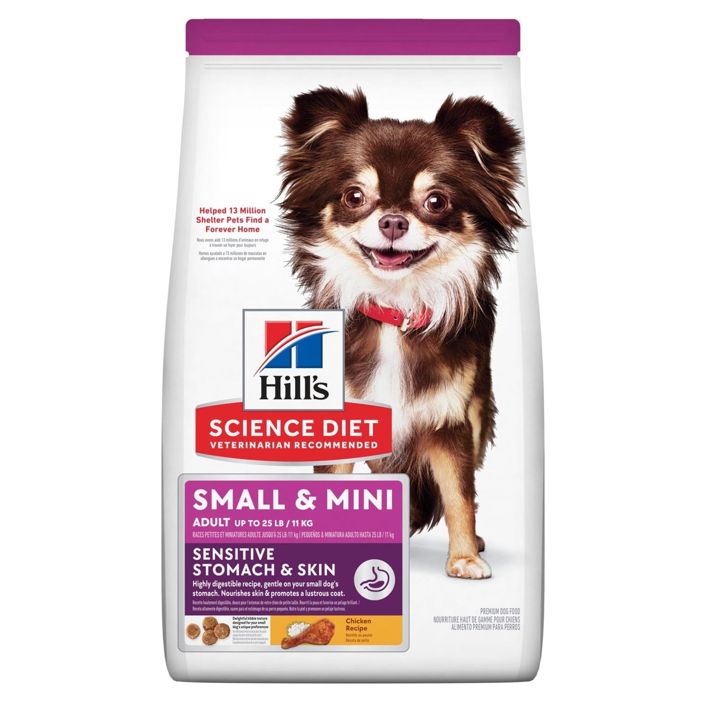Hill's Science Diet Sensitive Skin & Stomach Adult Small & Mini Dry Dog Food - PetPost Australia