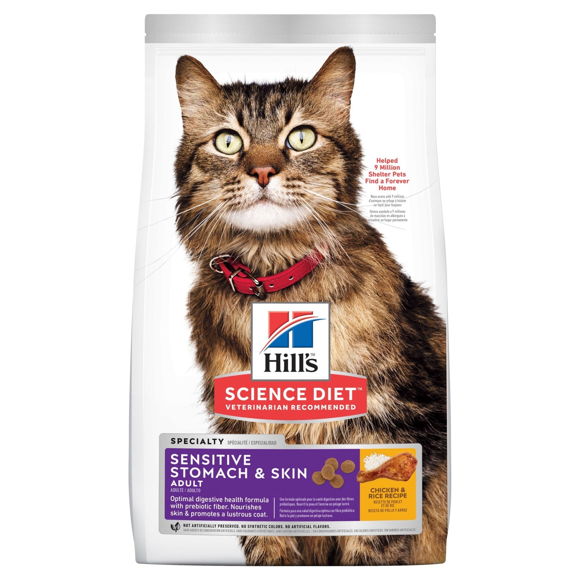 Hill's Science Diet Sensitive Stomach & Skin Adult Chicken Dry Cat Food - PetPost Australia