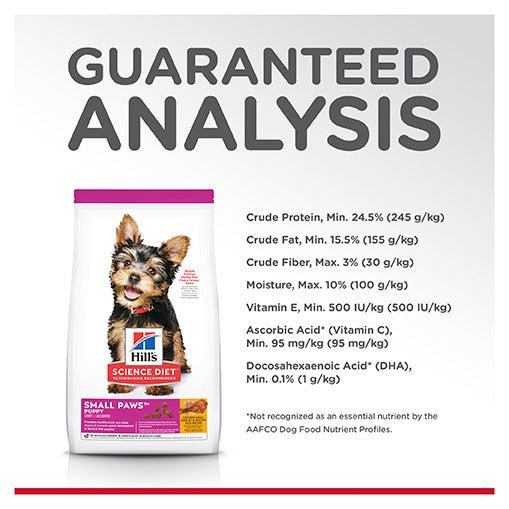 Hill's Science Diet Small Paws Puppy Dry Dog Food - PetPost Australia