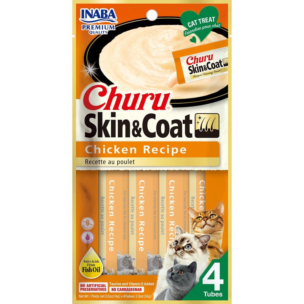 Inaba Churu Skin & Coat Chicken 56g - PetPost Australia