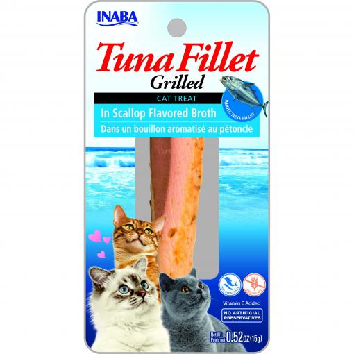Inaba Grilled Tuna Fillet In Scallop Flavoured Broth Cat Treats - PetPost Australia