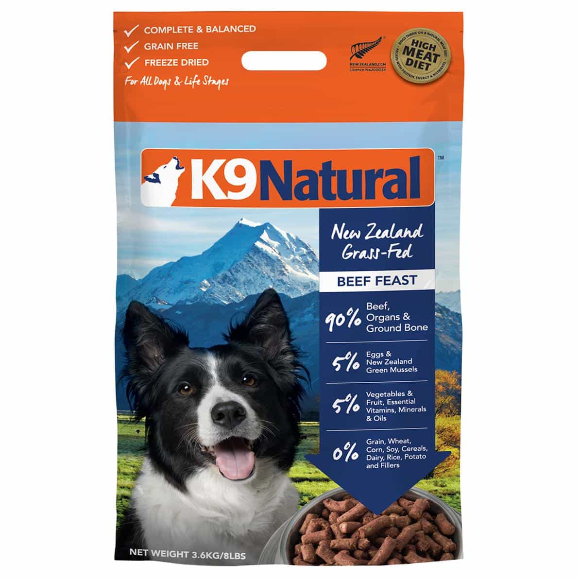 K9 Natural Grain Free Beef Dry Dog Food - PetPost Australia