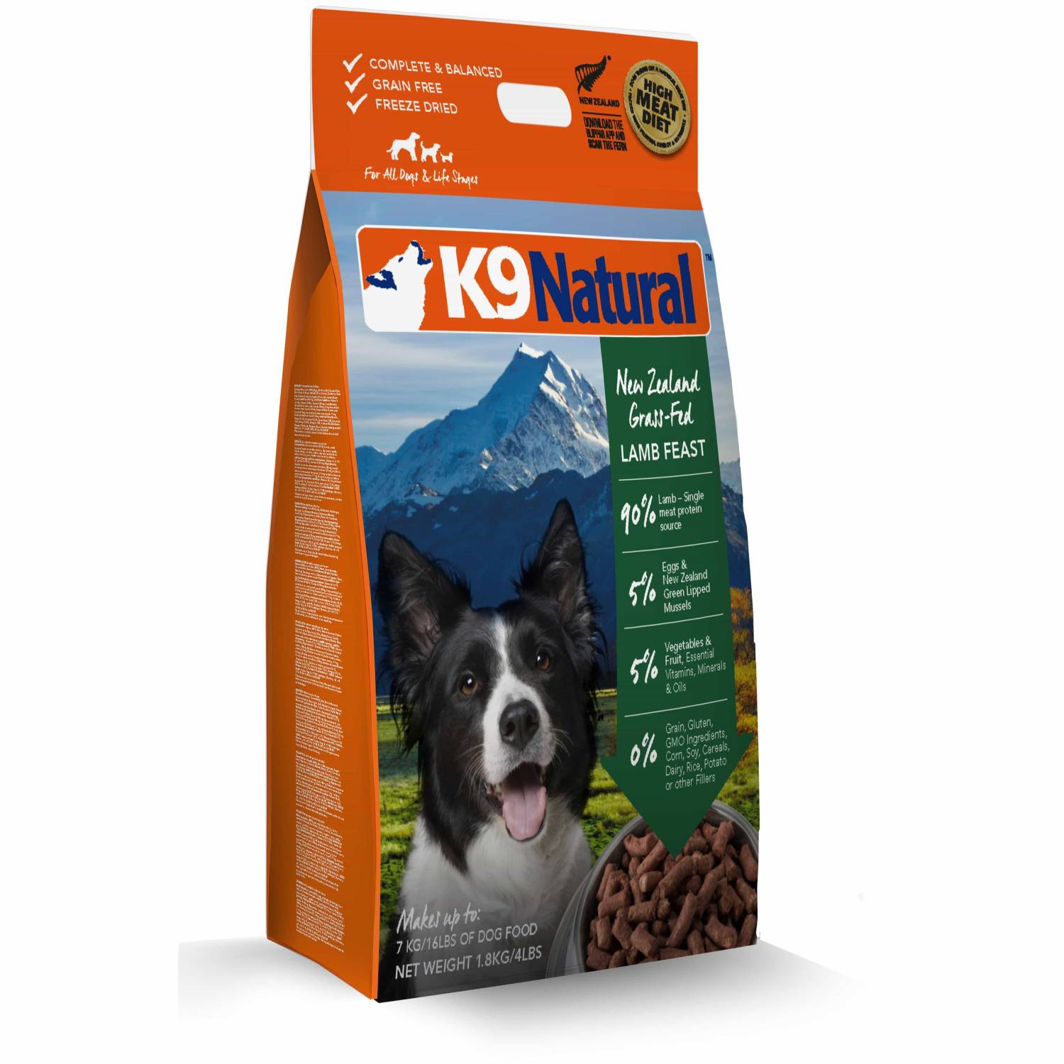 K9 Natural Grain Free Lamb Dry Dog Food - PetPost Australia