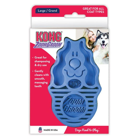 KONG ZoomGroom Dog Brush - PetPost Australia