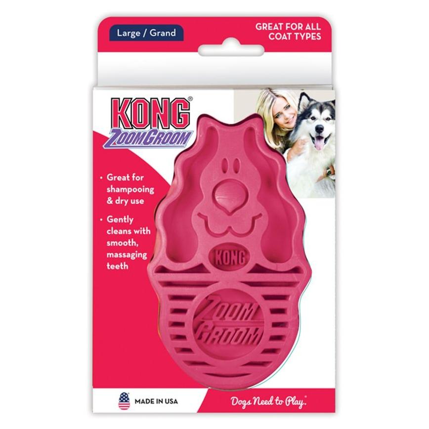 KONG ZoomGroom Dog Brush - PetPost Australia