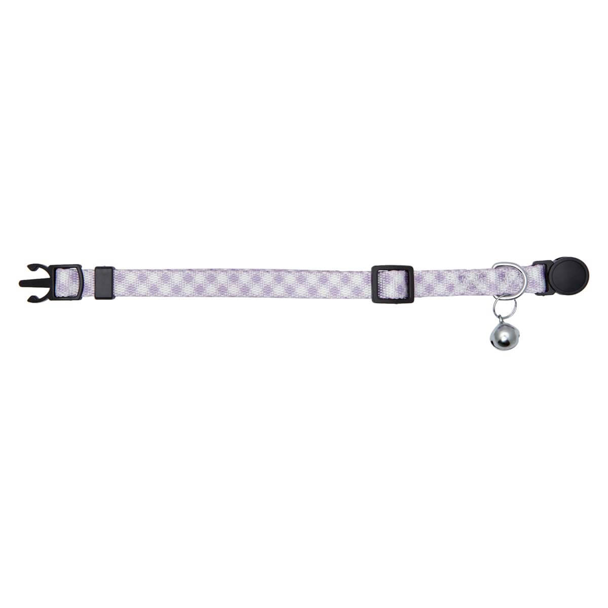 Lexi & Me Cat Collar Lilac Gingham - PetPost Australia