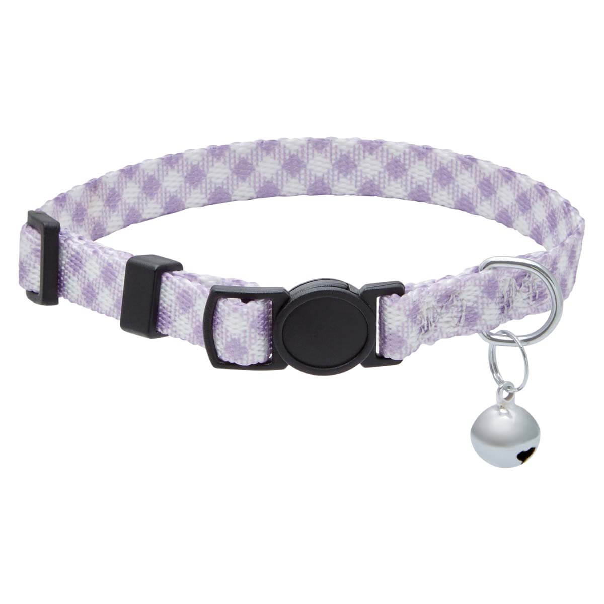Lexi & Me Cat Collar Lilac Gingham - PetPost Australia