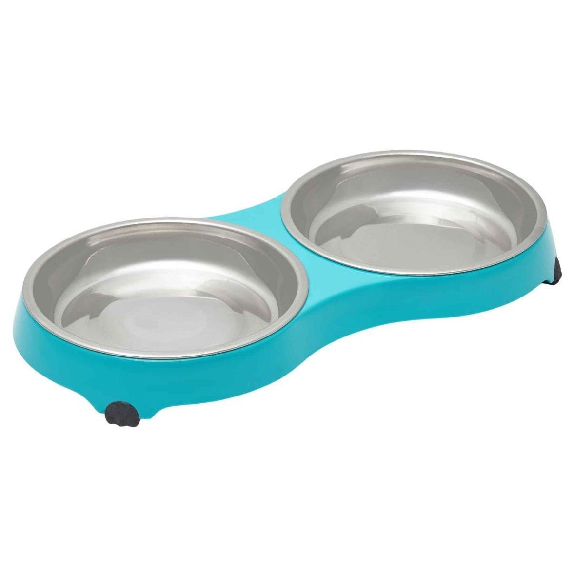 Lexi & Me Double Cat Bowl 400ML each - PetPost Australia