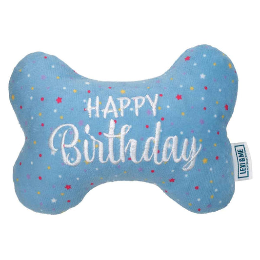 Lexi & Me Plush Toy Birthday Bone - PetPost Australia