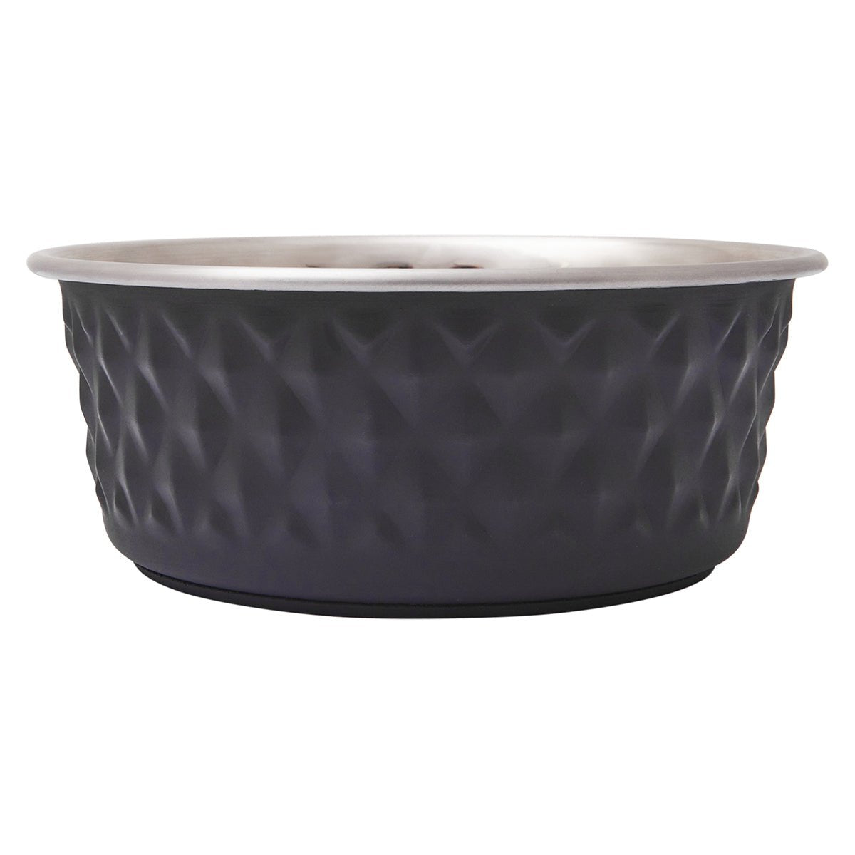 Lexi & Me Stainless Steel Dog Bowl Black - PetPost Australia
