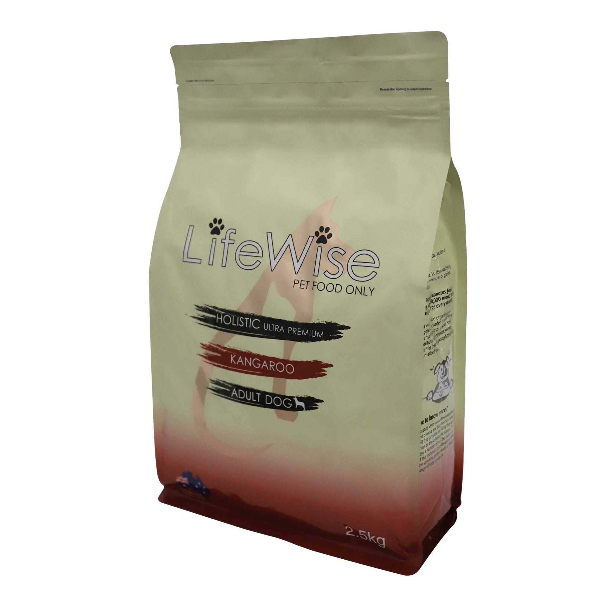 Lifewise Kangaroo with Lamb Rice & Vegetables Dry Dog Food - PetPost Australia