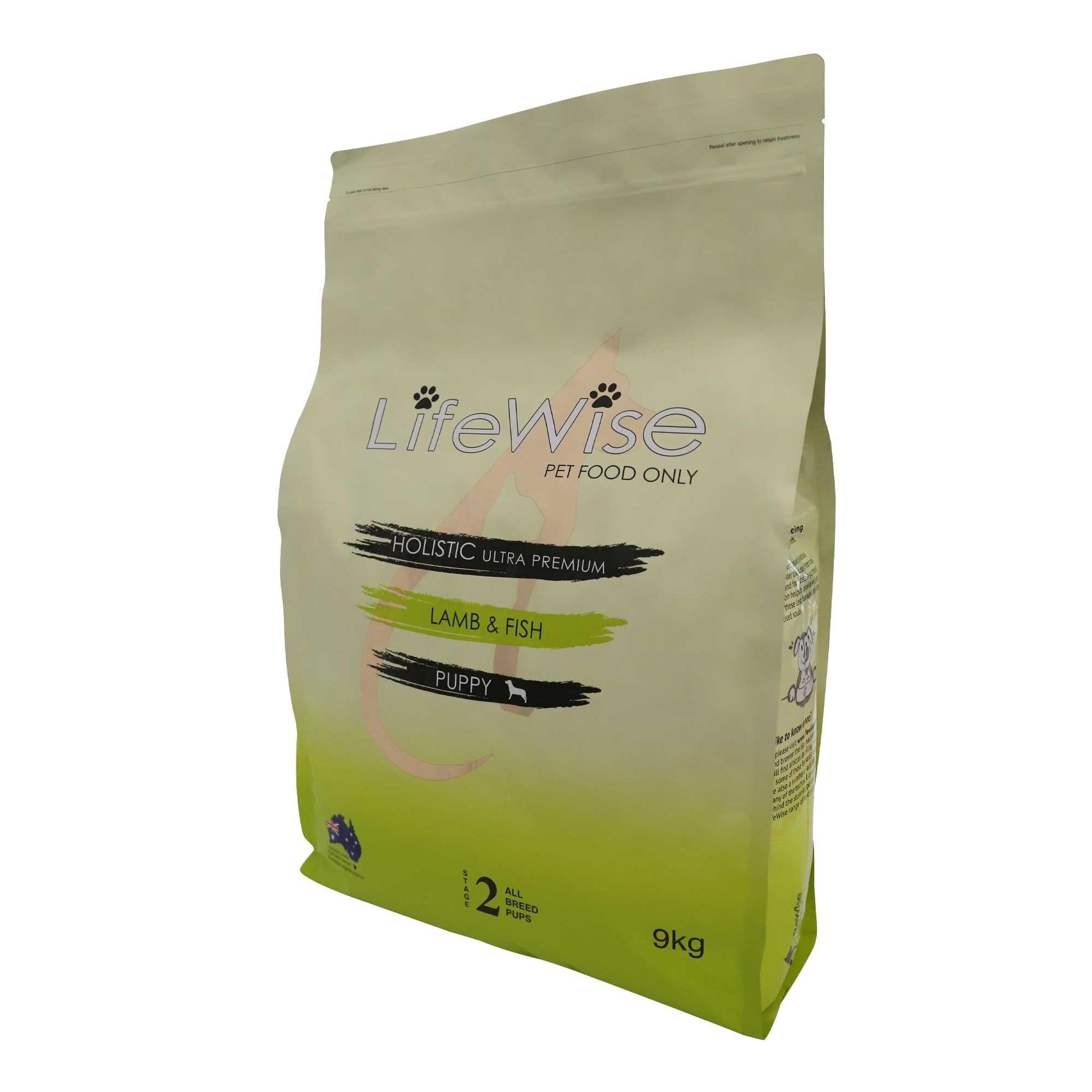 Lifewise Stage 2 Lamb Fish Rice Oats & Vegetables Puppy Dry Dog Food - PetPost Australia