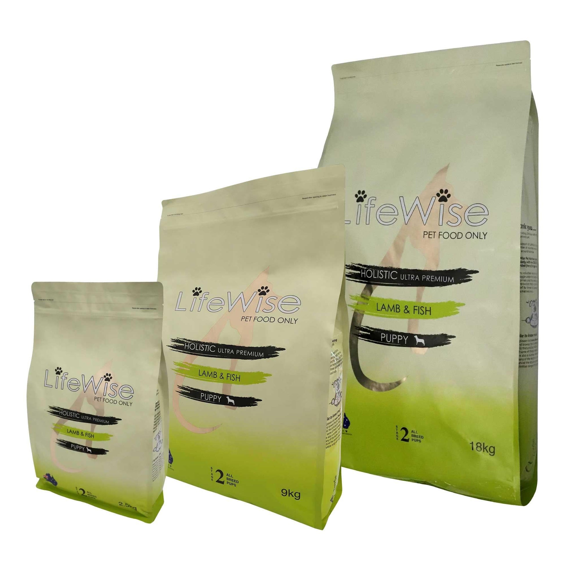 Lifewise Stage 2 Lamb Fish Rice Oats & Vegetables Puppy Dry Dog Food - PetPost Australia