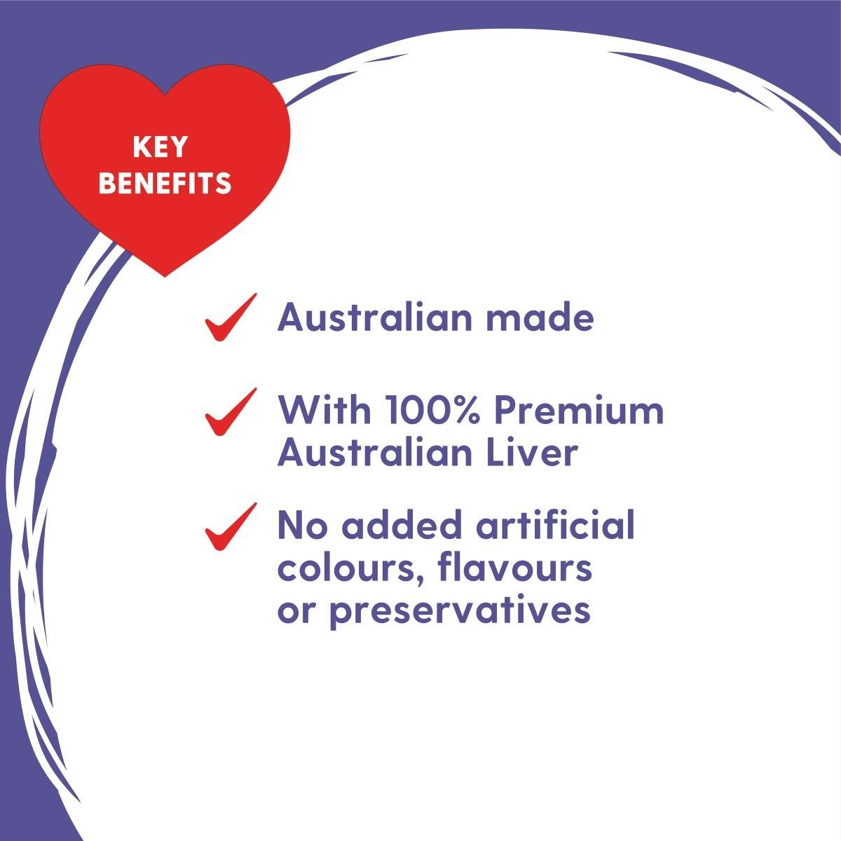Love Em Air Dried Lamb Liver Dog Treats 200g - PetPost Australia