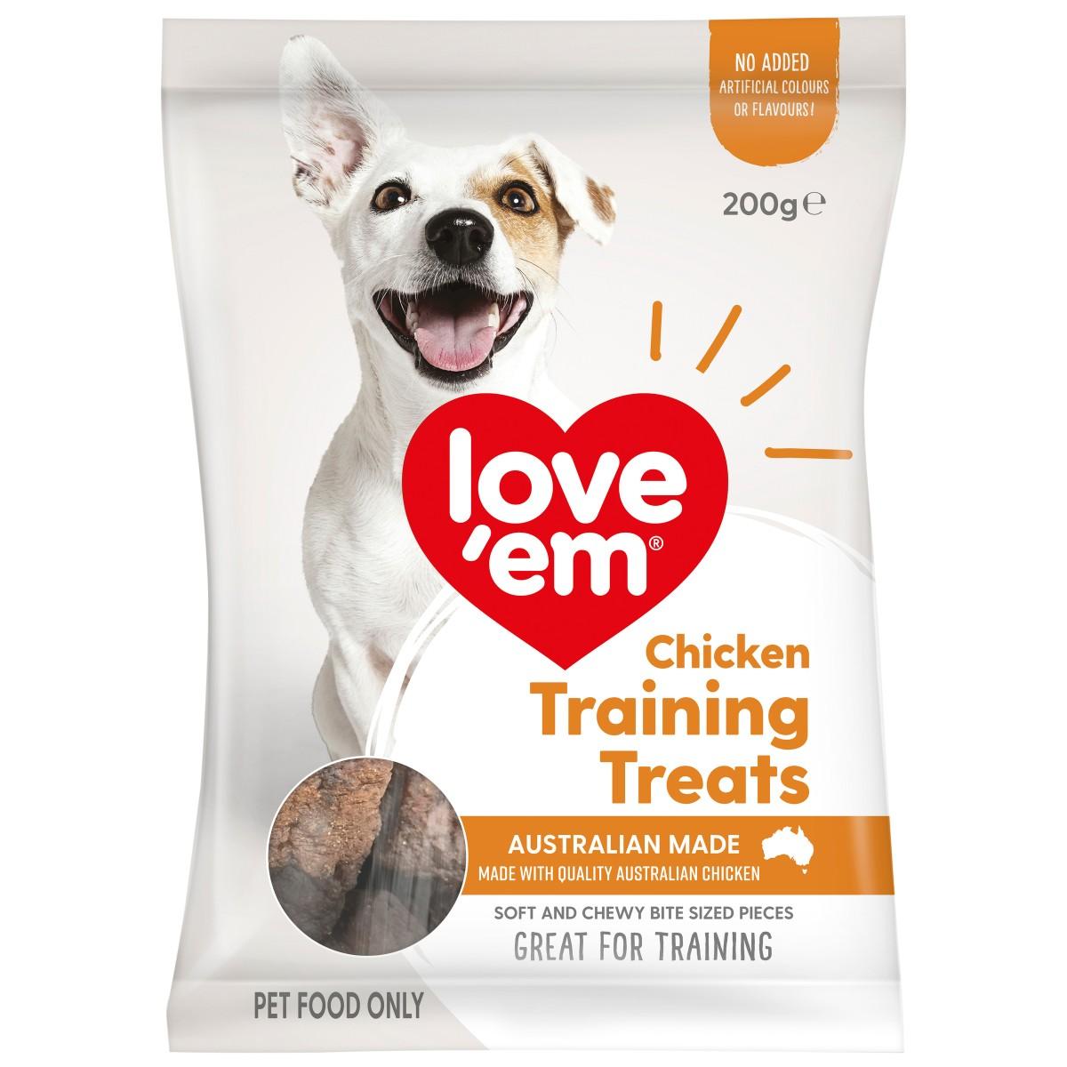 Love Em Chicken Mini Dog Treats 200g - PetPost Australia