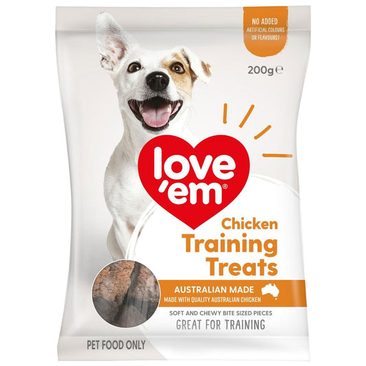 Love Em Chicken Mini Dog Treats 200g - PetPost Australia