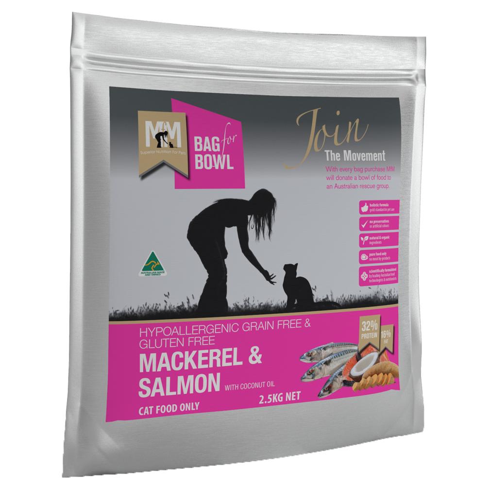Meals For Meows Grain Free Adult Mackerel & Salmon Dry Cat Food - PetPost Australia
